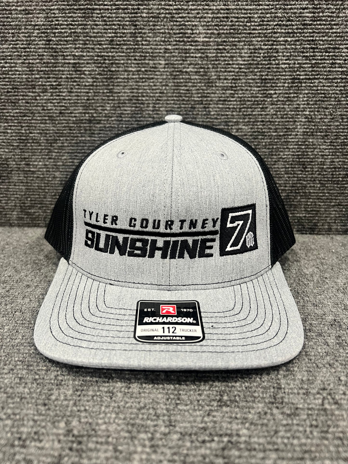 Grey/Black Tyler Courtney/7BC Hat
