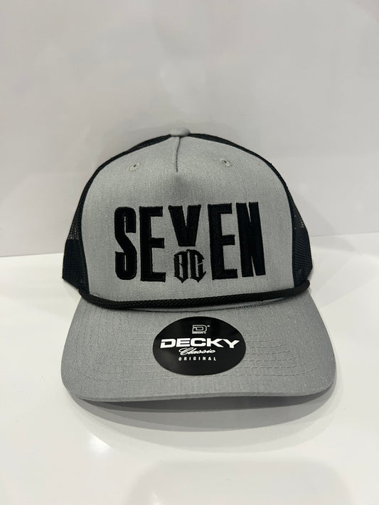 SEVEN BC Grey/Black Rope Hat