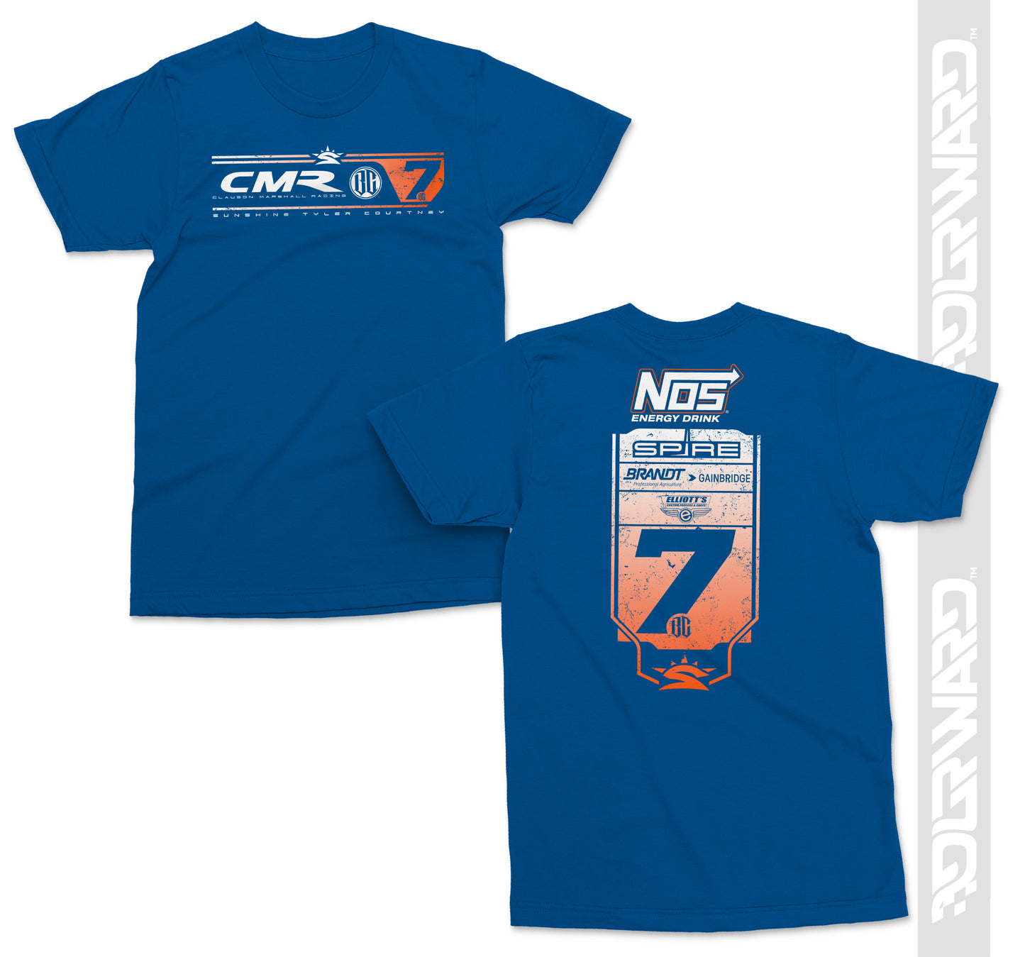 Crew Design T-Shirt - Royal