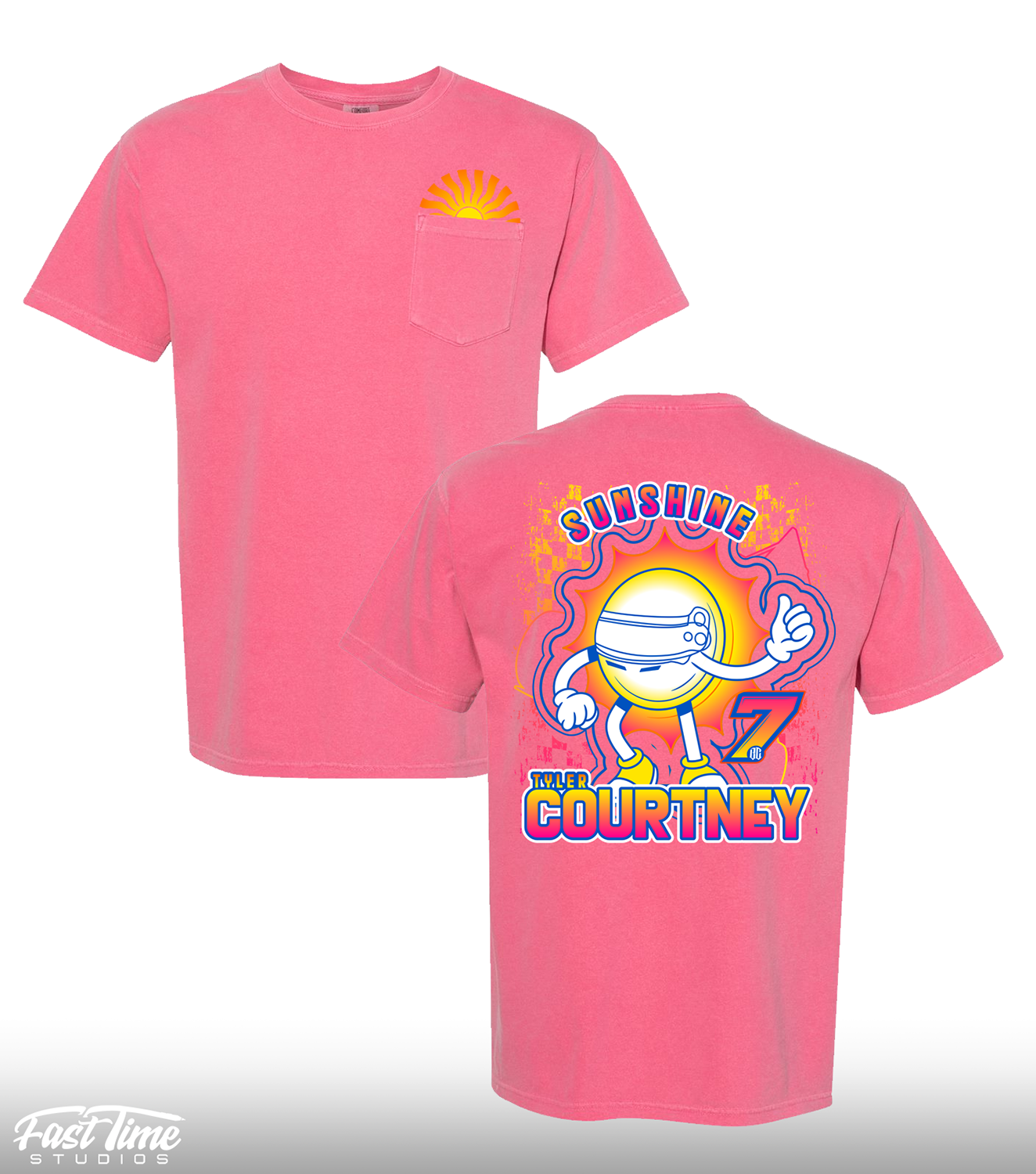 Pocket Full of Sunshine T-Shirt - Pink