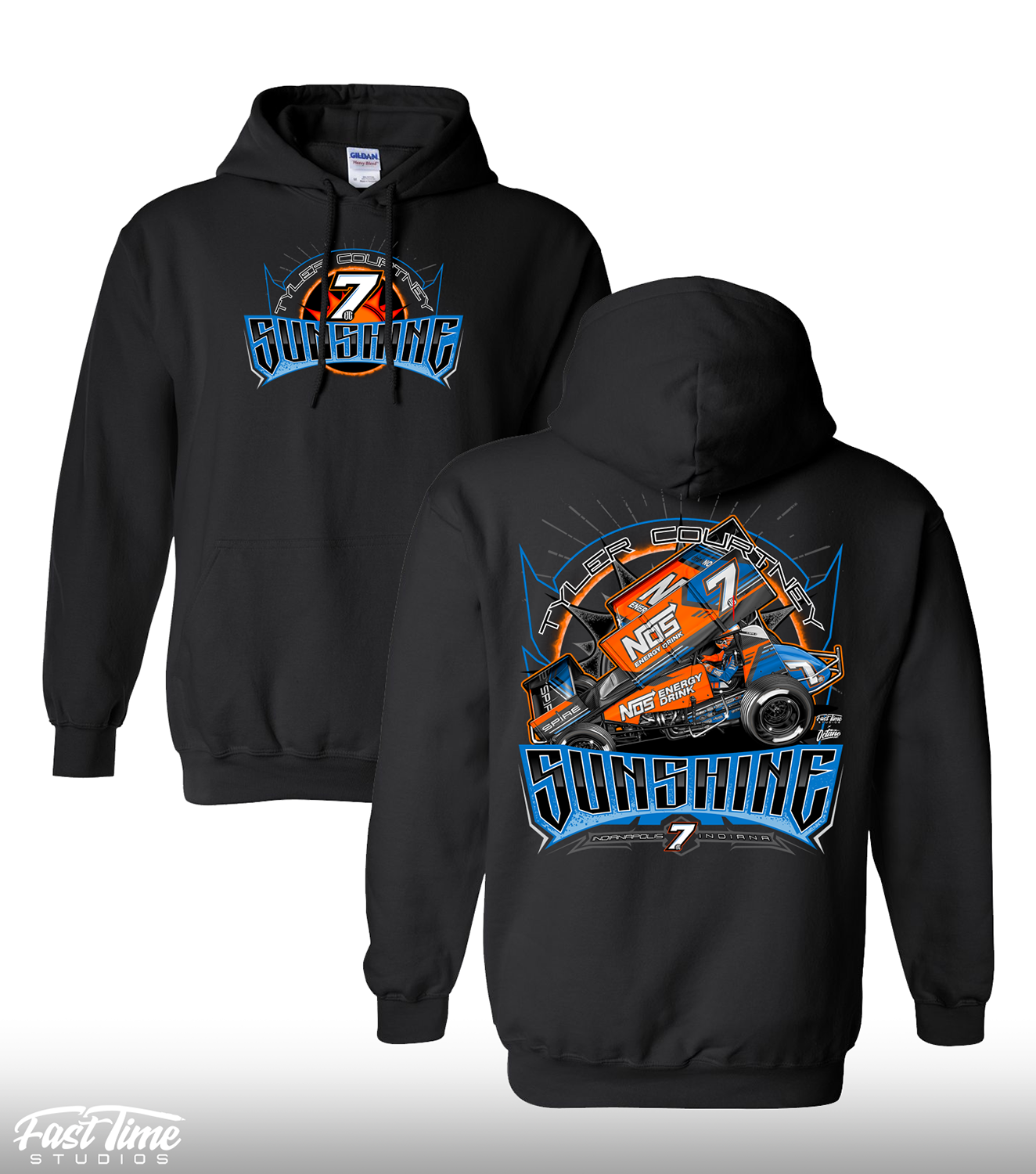 Heatwave 7BC Hoodie - Black