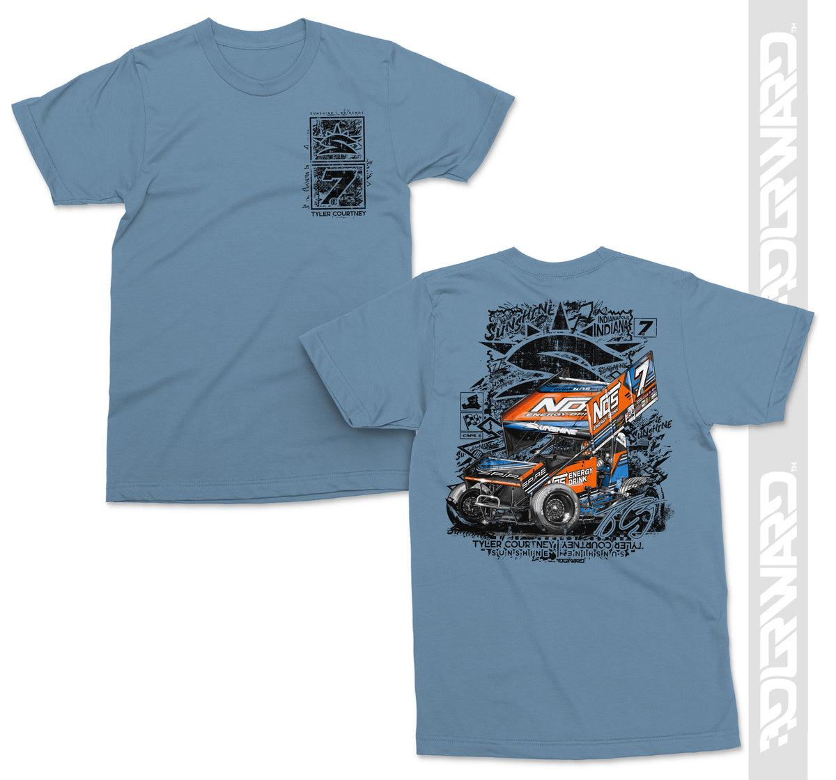 Style 7BC T-Shirt - Tundra Blue