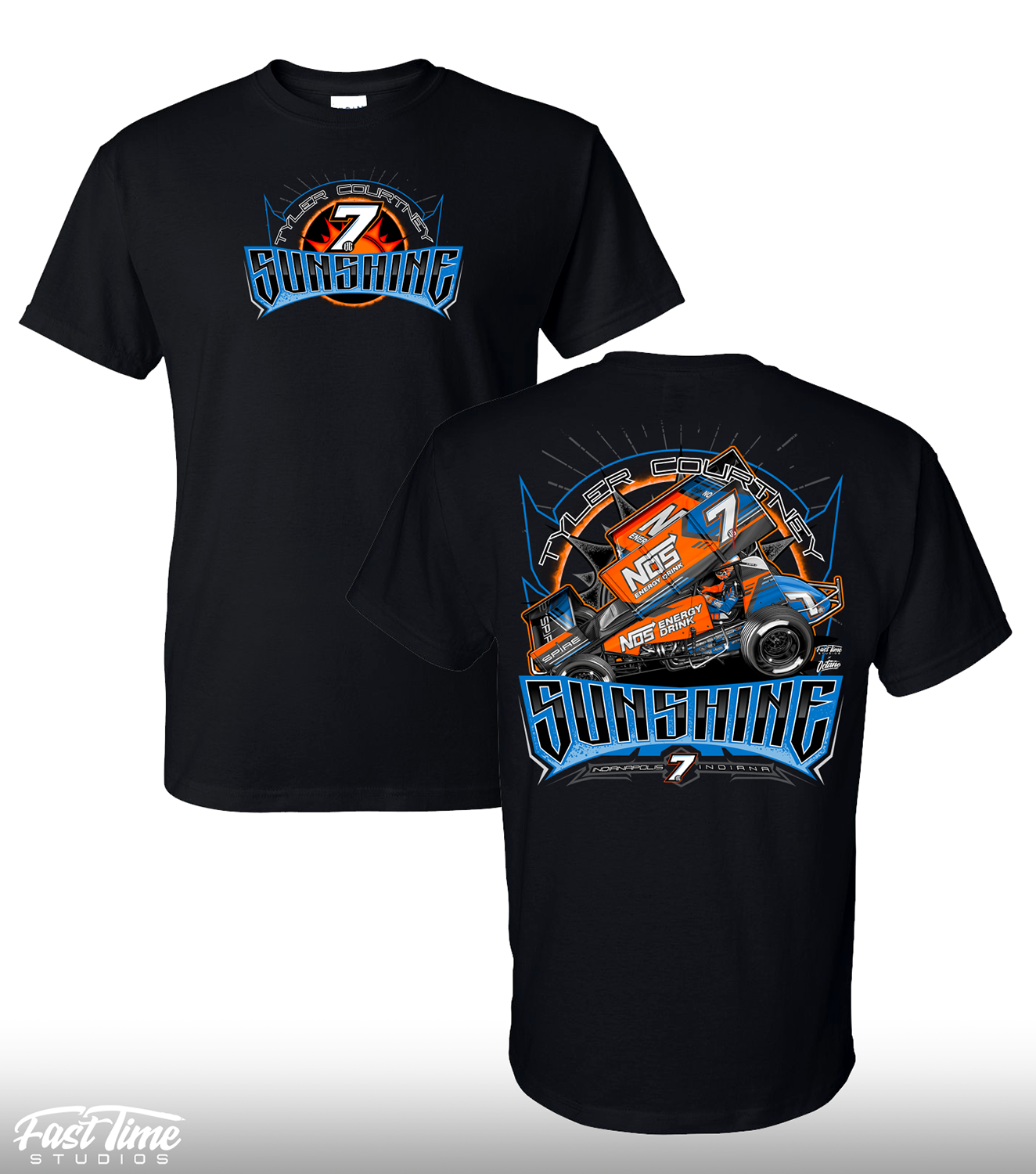 Heatwave 7BC T-Shirt - Black