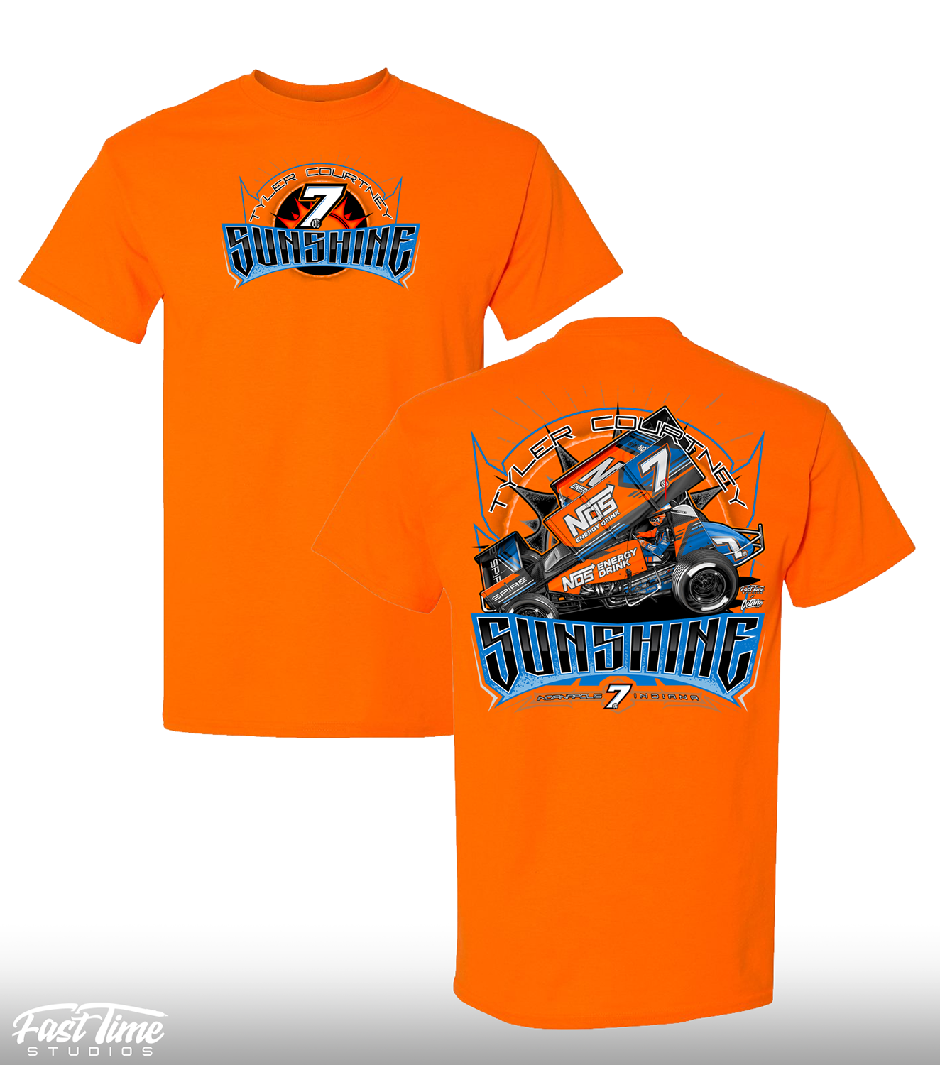 Heatwave 7BC T-Shirt - Safety Orange