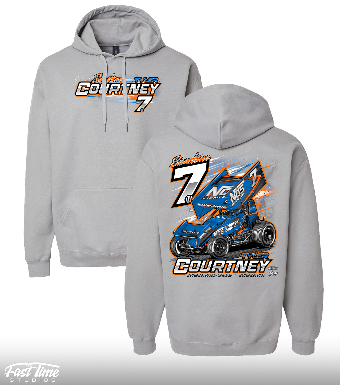 Astro 7BC (Nationals) Hoodie - Stone Gray