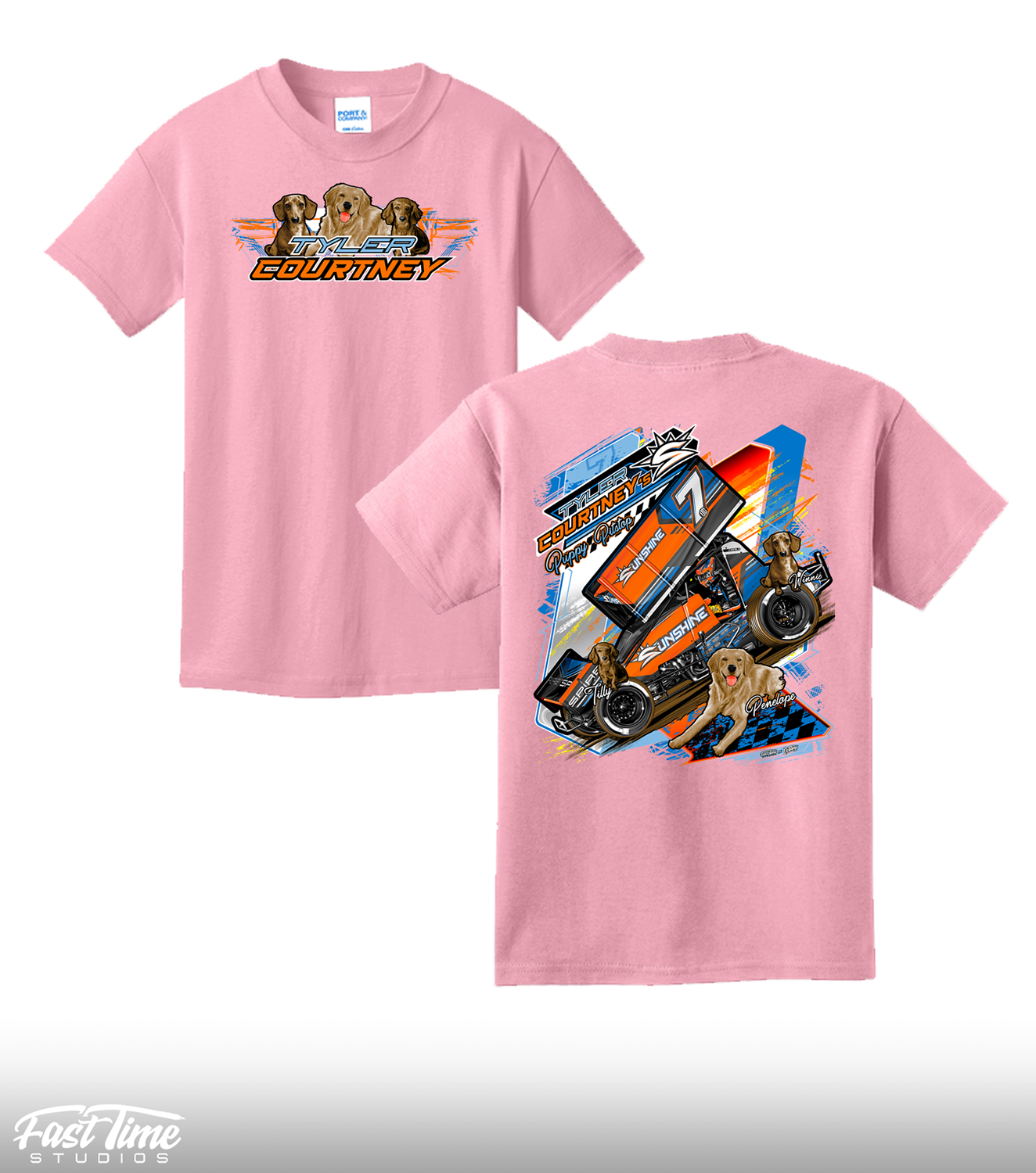 KIDS (youth) Puppy Pit Stop - Candy Pink