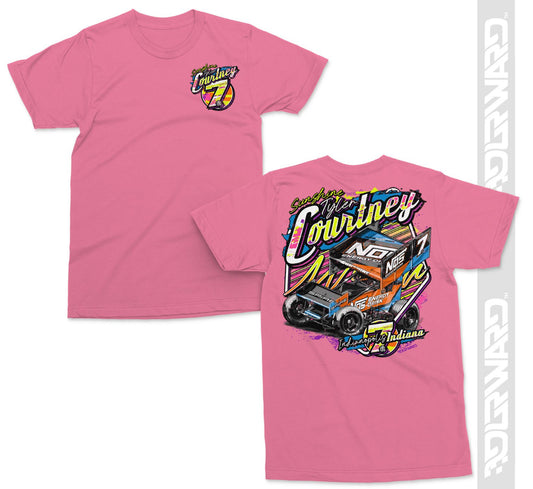 Neon 7BC T-Shirt - Charity Pink