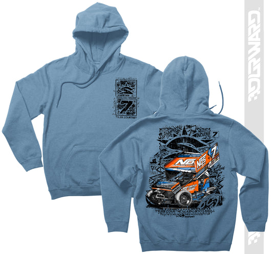 Style 7BC Hoodie - Tundra Blue