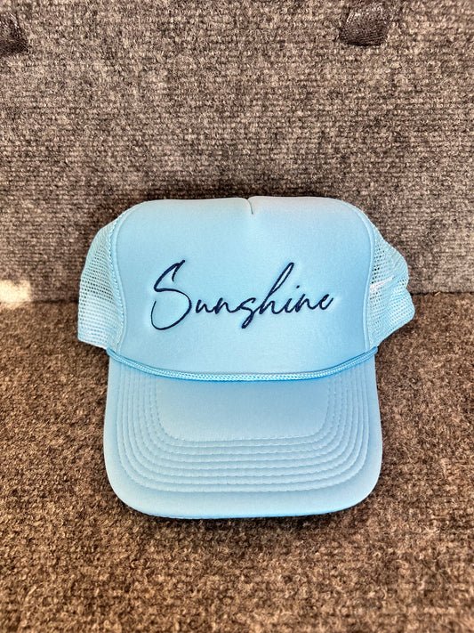 SUNSHINE Trucker Hat - Blue