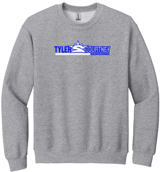 Embroidered TC/Sunshine Lifestyle Crewneck - Sport Grey