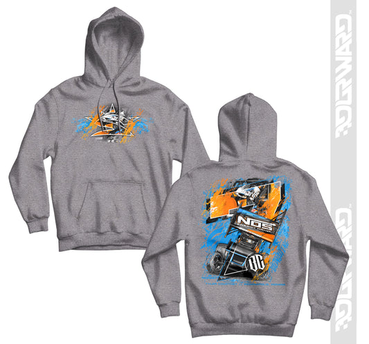 When The Helmets On Hoodie - Graphite Heather