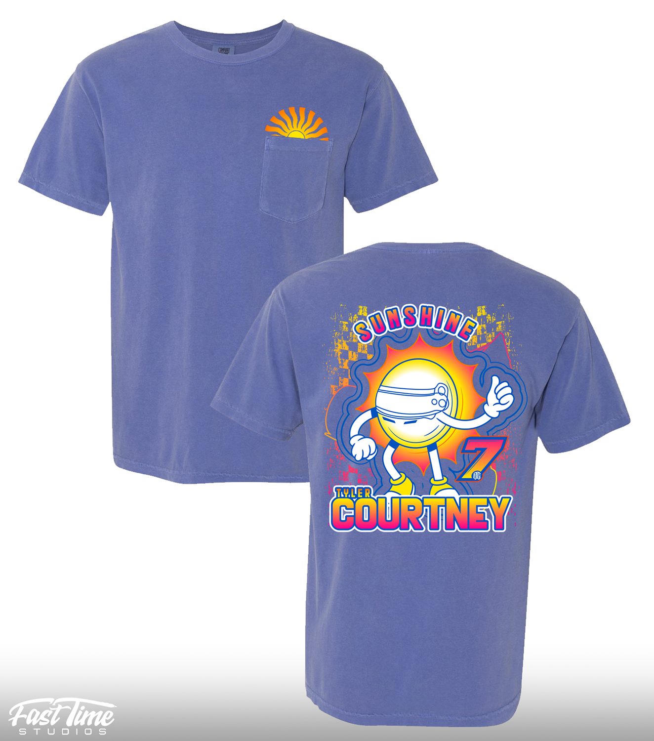 Pocket Full of Sunshine T-Shirt - PeriWinkle