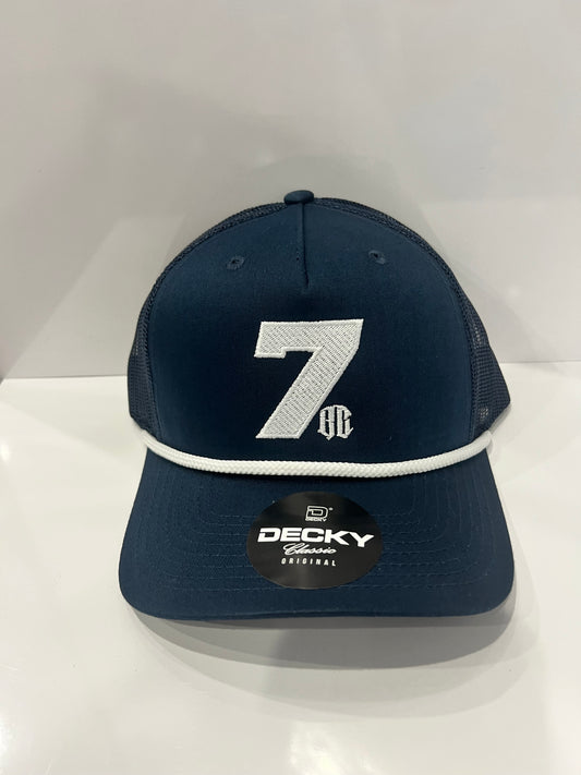 7BC Slate Blue Rope Hat