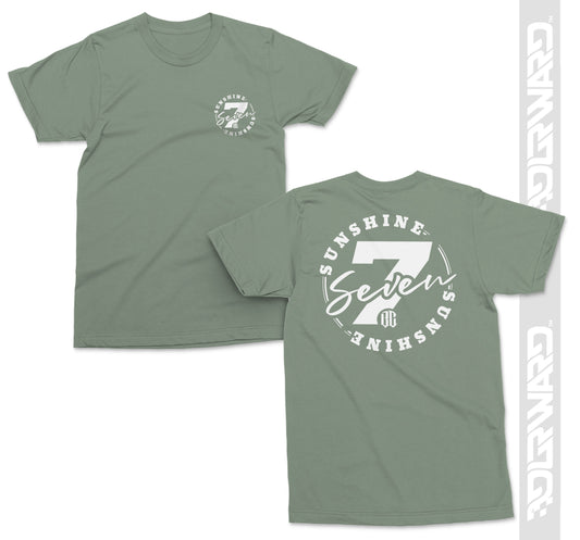 Bella + Canvas Circle Logo Lifestyle Tee - Sage