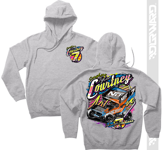 Neon 7BC Hoodie - Ash