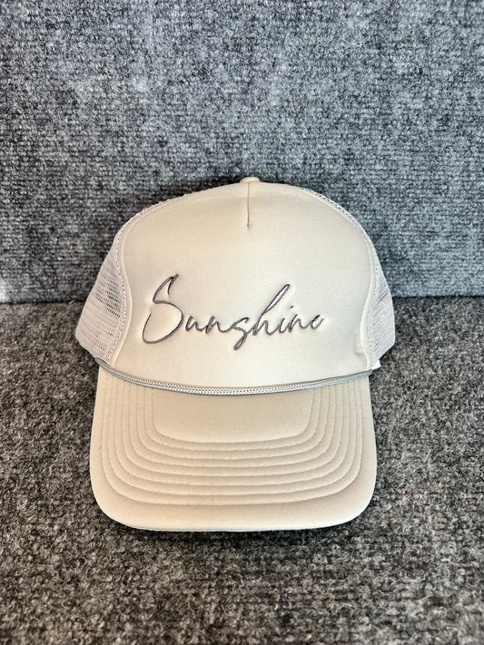 SUNSHINE Trucker Hat - Tan