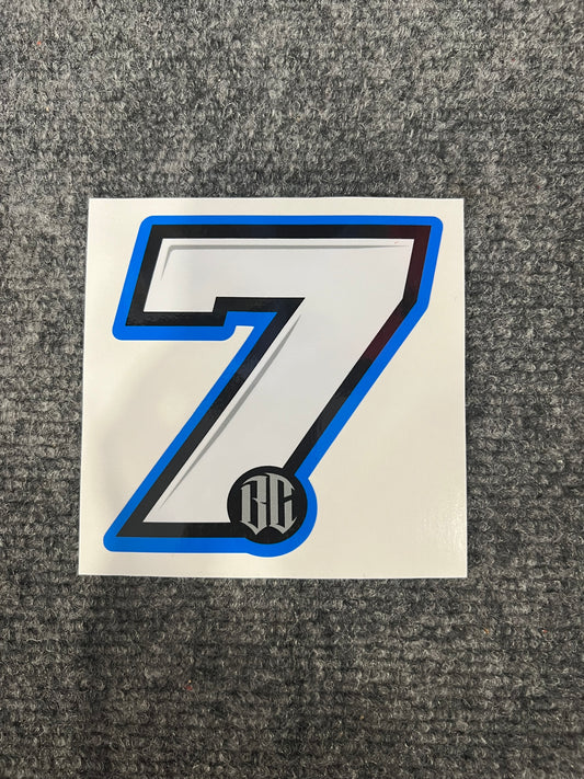 7BC Blue Decal