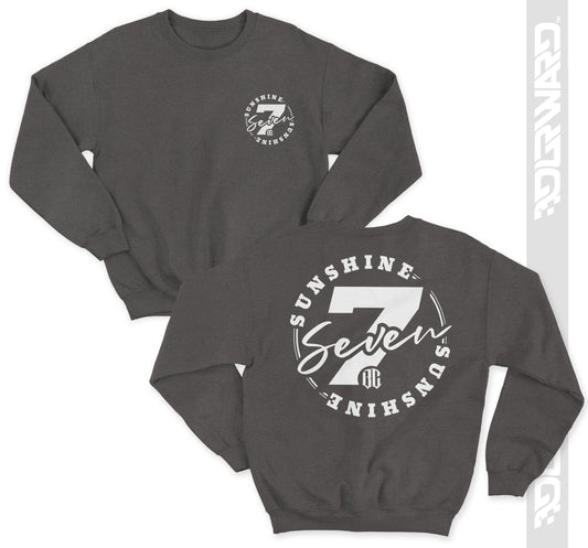 Comfort Colors Circle Logo Lifestyle Crewneck - Pepper