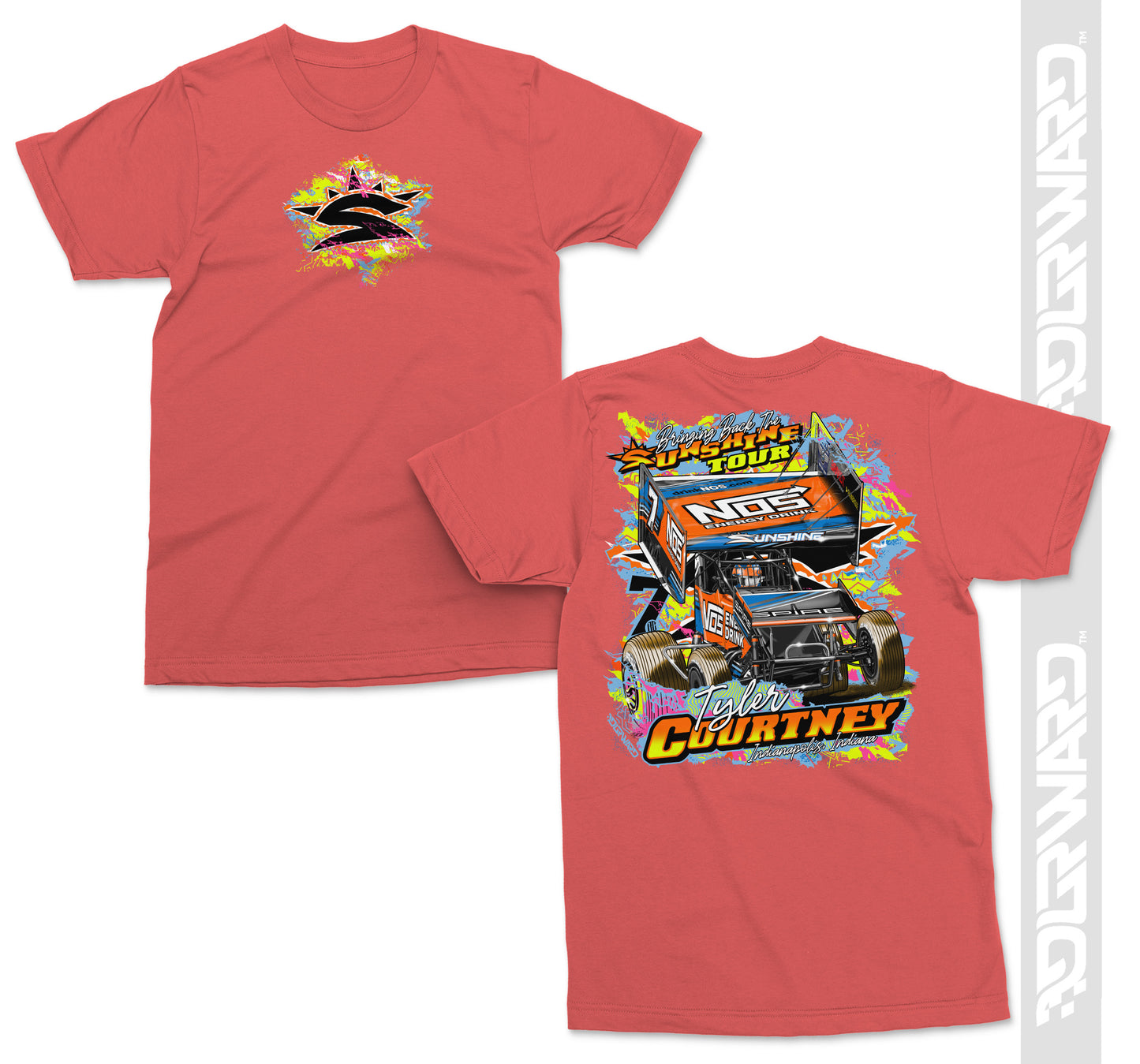 Bringing Back The Sunshine T-Shirt - Coral