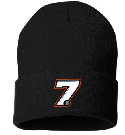 7BC Black Beanie