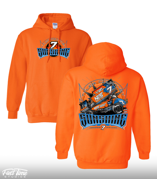 Heatwave 7BC Hoodie - Orange