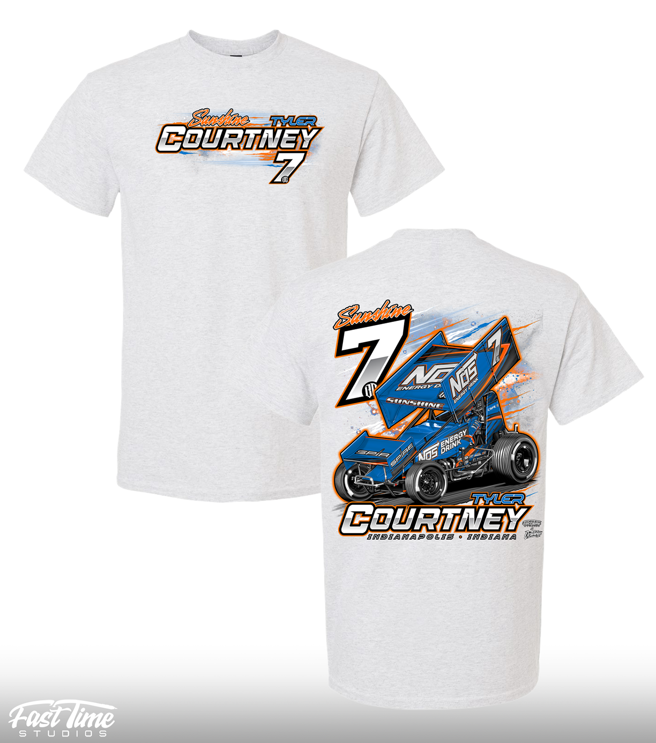 Astro 7BC (Nationals) T-Shirt - Ash Gray