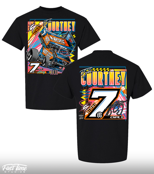 Neon Heat T-Shirt - Black