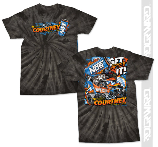 Get After It T-Shirt - Black Tie Dye