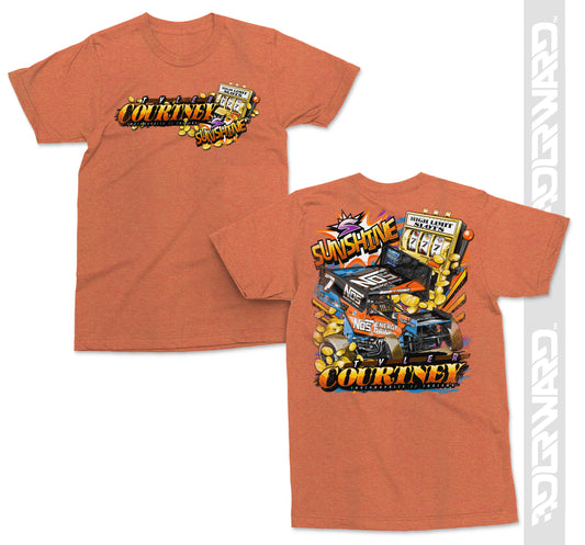 Hitting The Jackpot T-Shirt -  Heather Orange