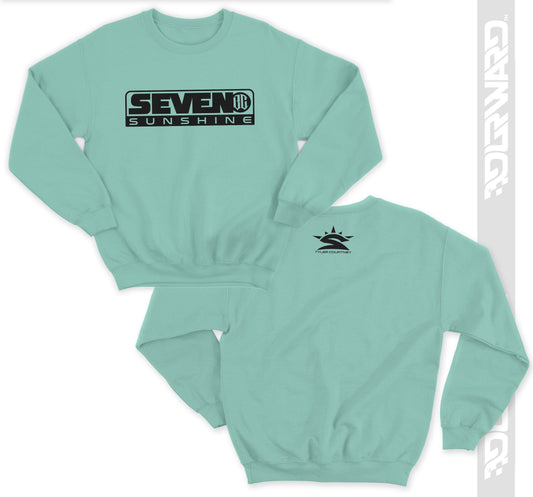 Comfort Colors SEVENBC Lifestyle Crewneck - Chalky Mint