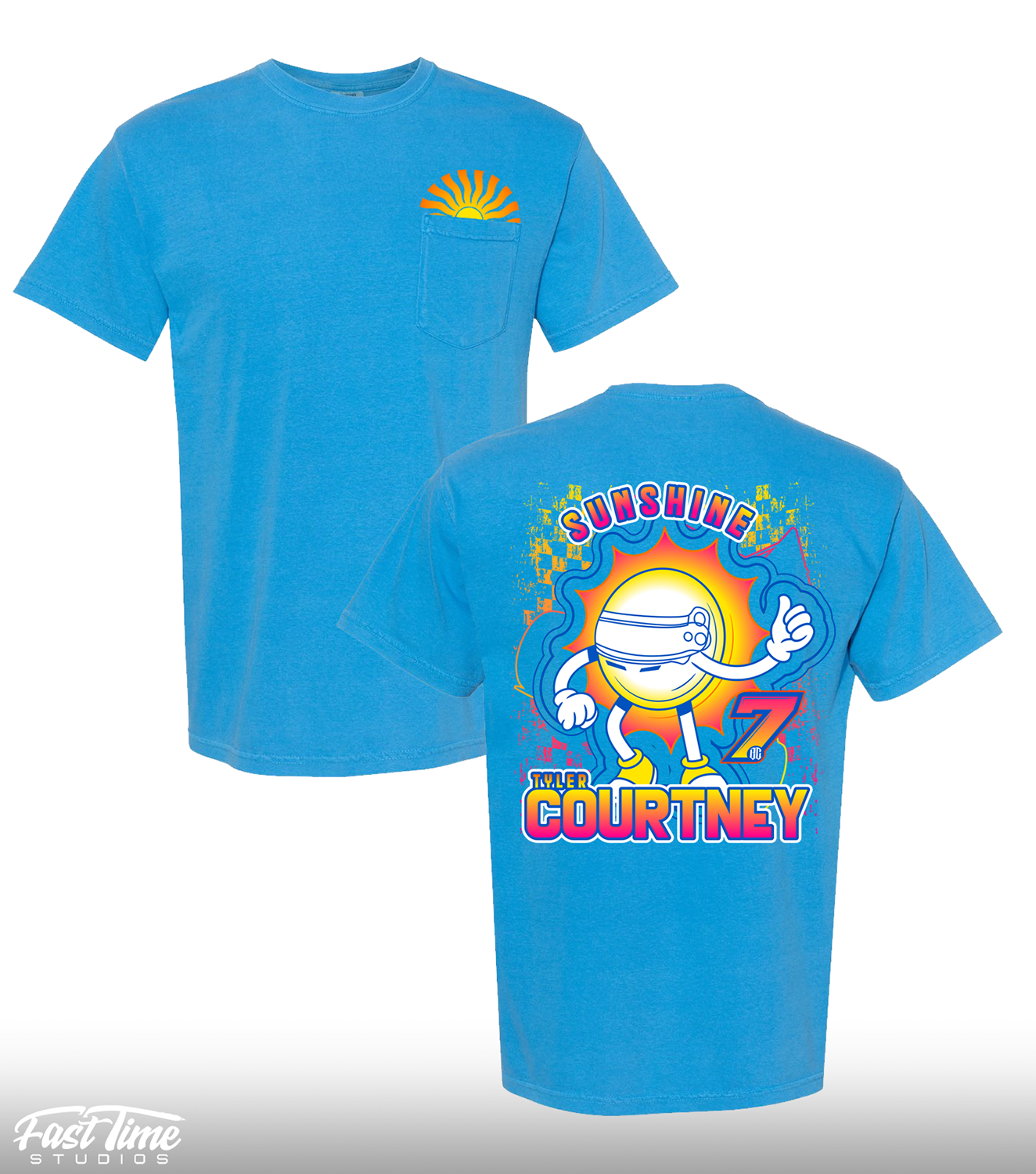 Pocket Full of Sunshine T-Shirt - Light Blue